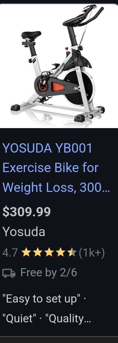 Yosuda Exercise Bike L-001C Plus Model (READ POST) BEST OFFER