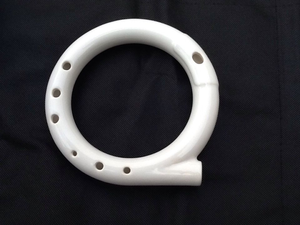 BNIB - 3D printed ceramic Ocarina Ring FLUTE rare and ver unique