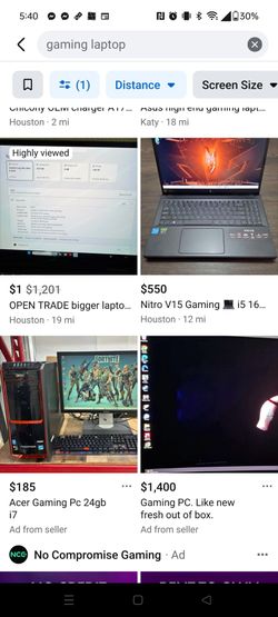 Iso gaming laptop