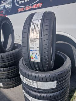 Tesla Tires New 235 35R19 Bridgestone potenza $640 set of four install mount and balance 👌