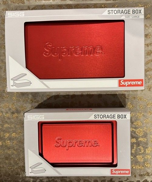 Metal Storage Box Supreme Sigg Small Metal Box Supreme SIGG Small