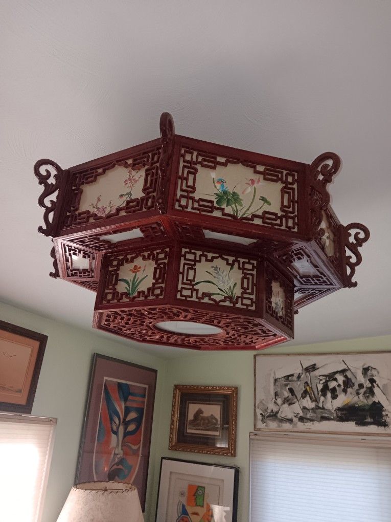 Oriental Ceiling Light Shade