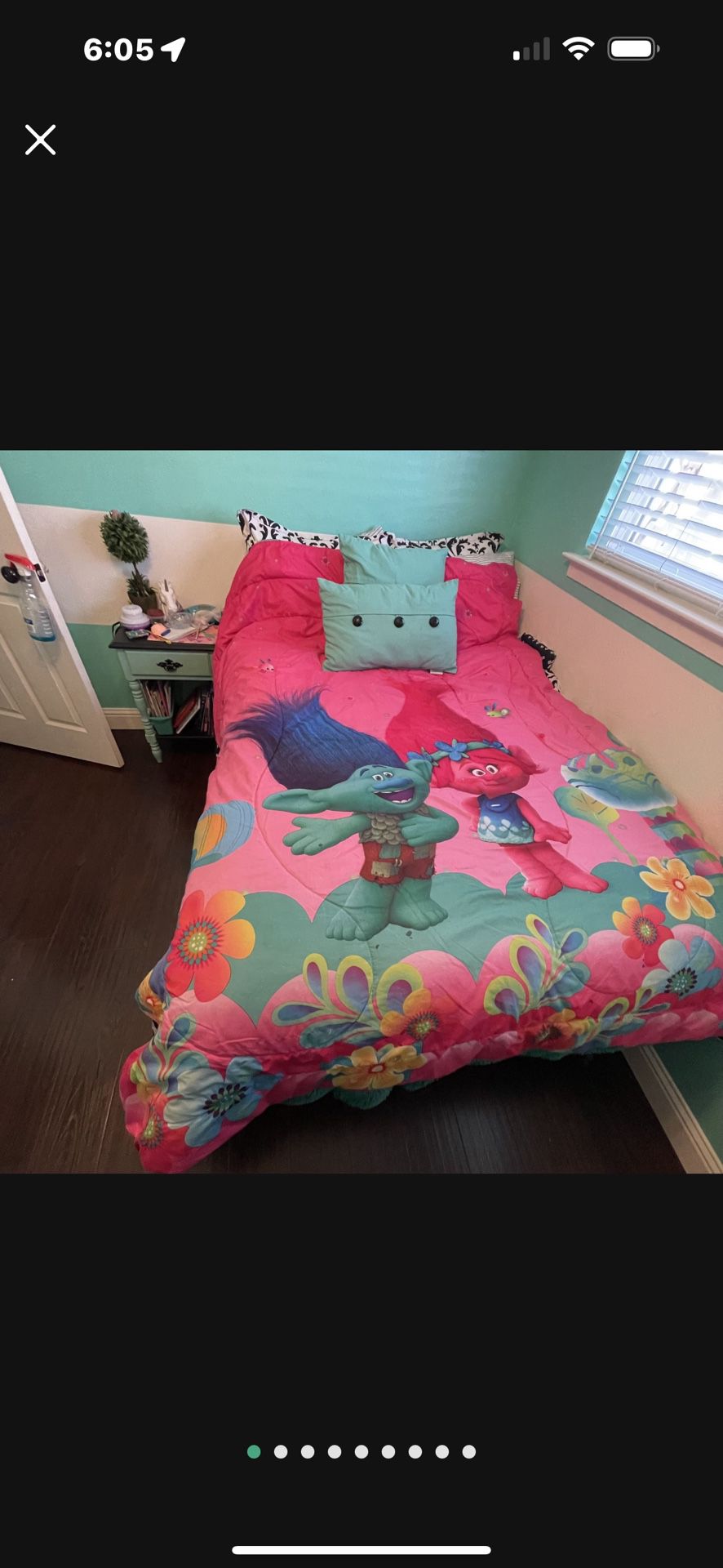 Trolls Twin/full Size Bed Cover