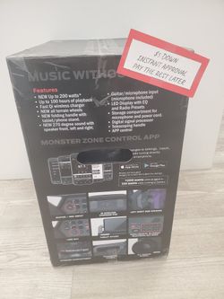   🔊 Monster Rockin’ Roller 270 Portable Bluetooth Speaker (Brand New) – Just $199! Save $100 with 1-Year Warranty 💥 $1 to TAKE IT HOME OR GRAB IT TO