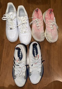 Adidas and NikeUsed Shoes Size 9-10 Men