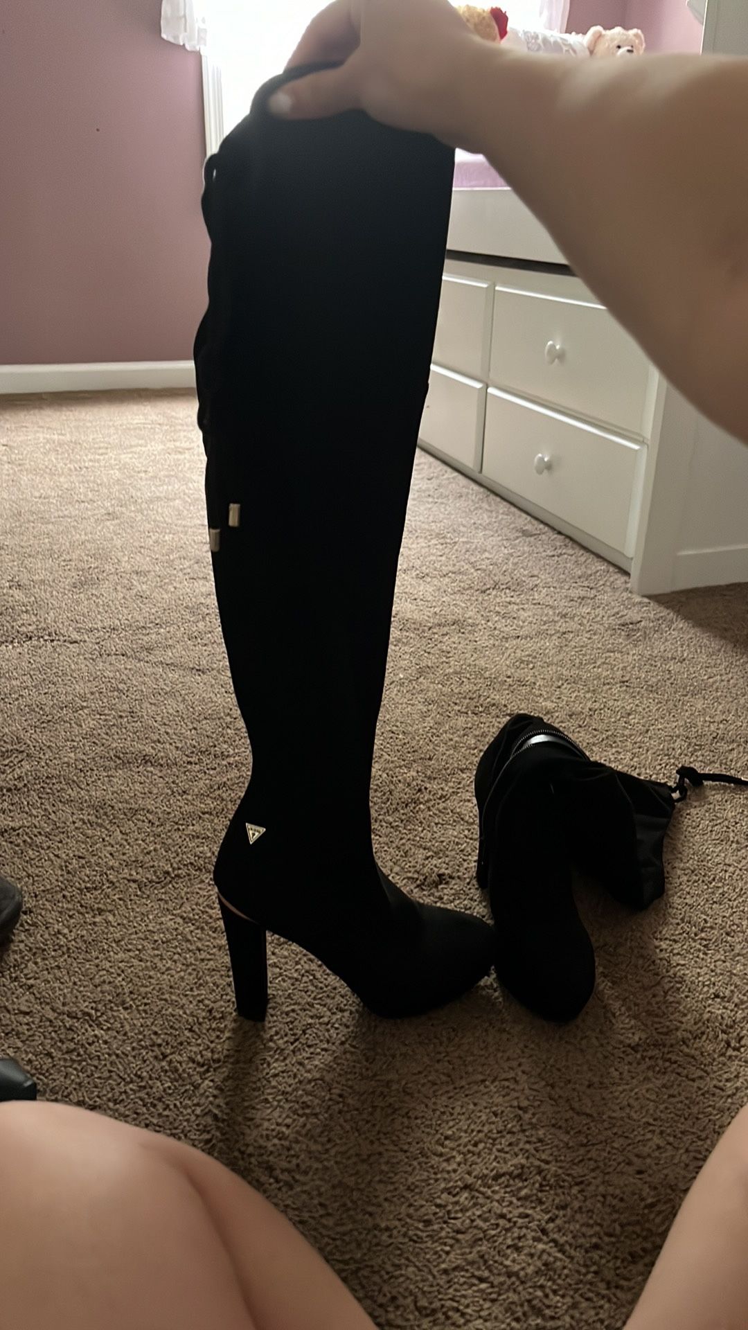 Black GUESS Boots