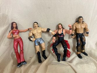 WWF action figures - all main wrestlers and some