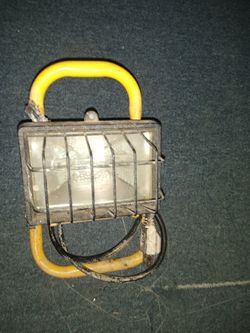 Halogen Work Light Portable 500w With Stand, Works Great