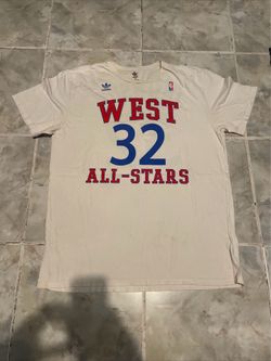 Vintage Adidas NBA All-Stars West Magic Johnson #32 T-Shirt SZ XL