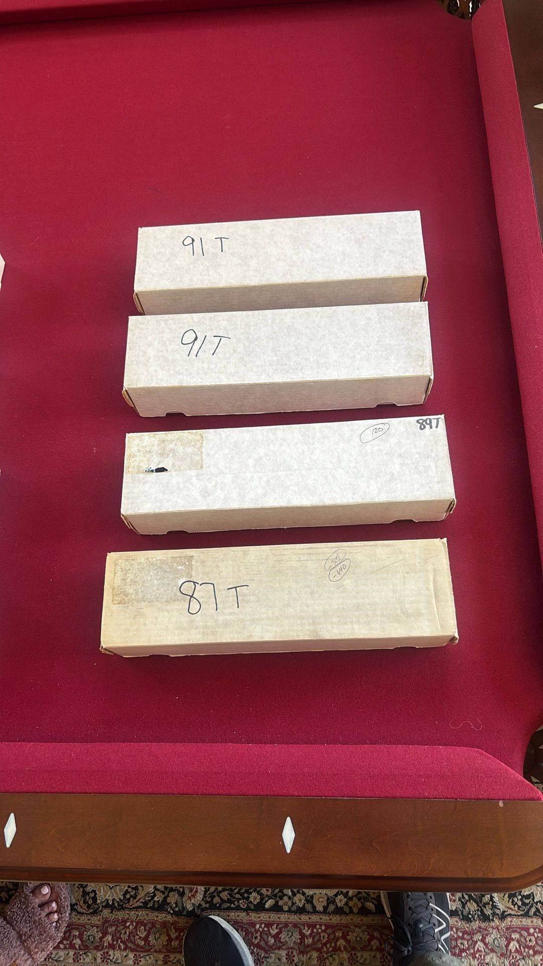 1987, 89 and 91 Baseball Cards