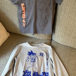 2 Boys Shirts 6/7 For $2