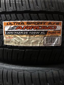 Brand New Tires (1) Arroyo Ultra Sport A/S (305/30R26) (Single) ($139)
