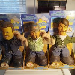 2005 Talking Figures Larry The Cable Guy Jeff Fox Worthy Bill Engvall