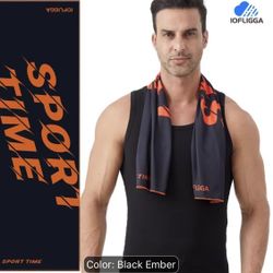IOFLIGGA Performance Cooling Towel - 12x40"/30x100cm - Single Pack - Lightweight, Quick-Dry, Sports & Outdoor Fitness Towel