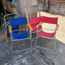 Vintage Finkel Aluminum Folding Chairs