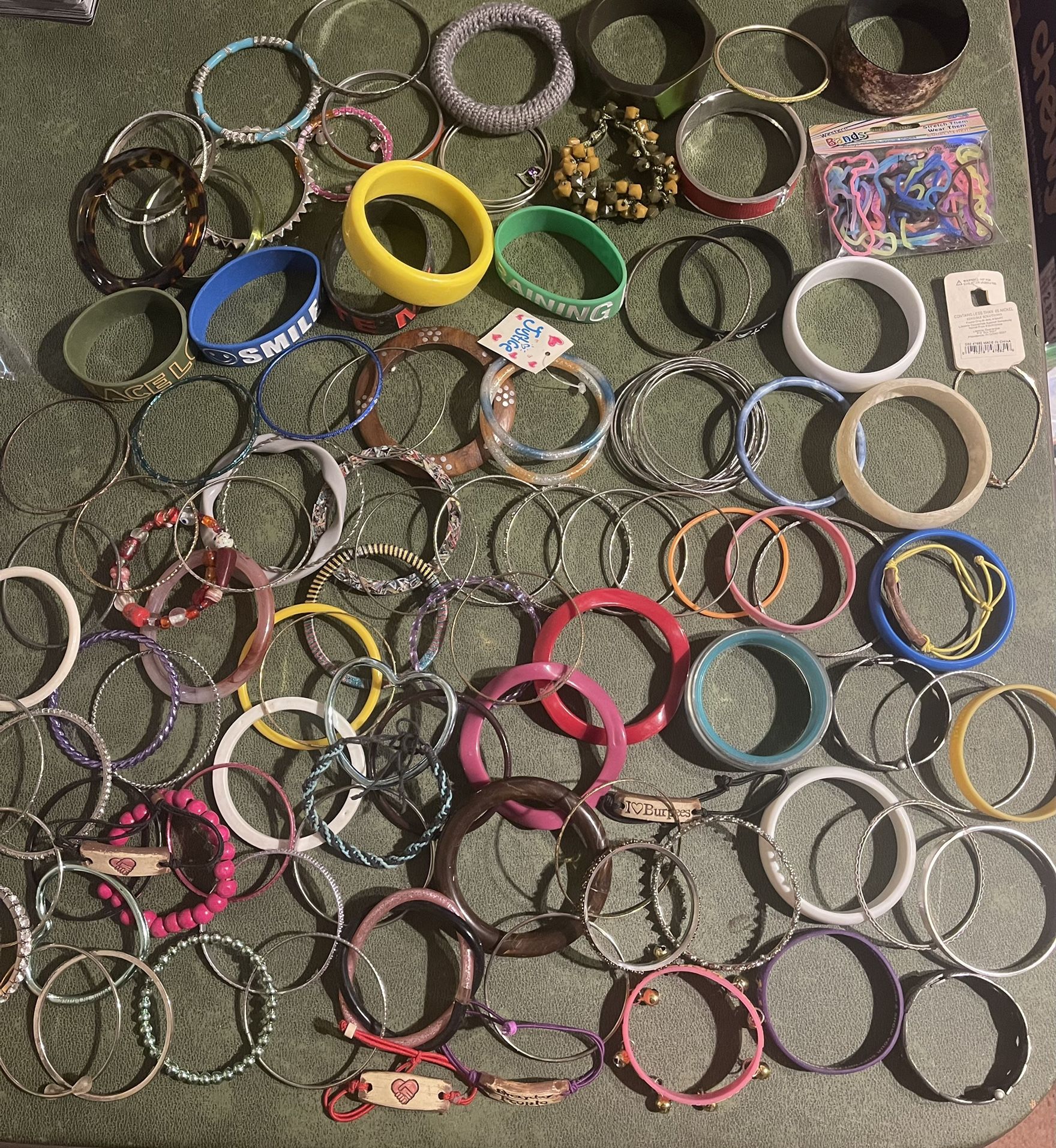 Fun Lot of 100 Bracelets