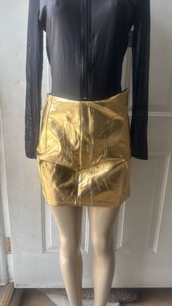 Women’s golden skirt