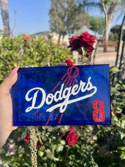 Bedazzled Dodgers Purse