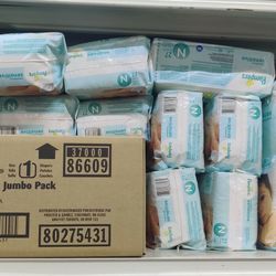 Baby Diapers Size New Born And 1 (Box $30) Or Individual Packets For Sale 