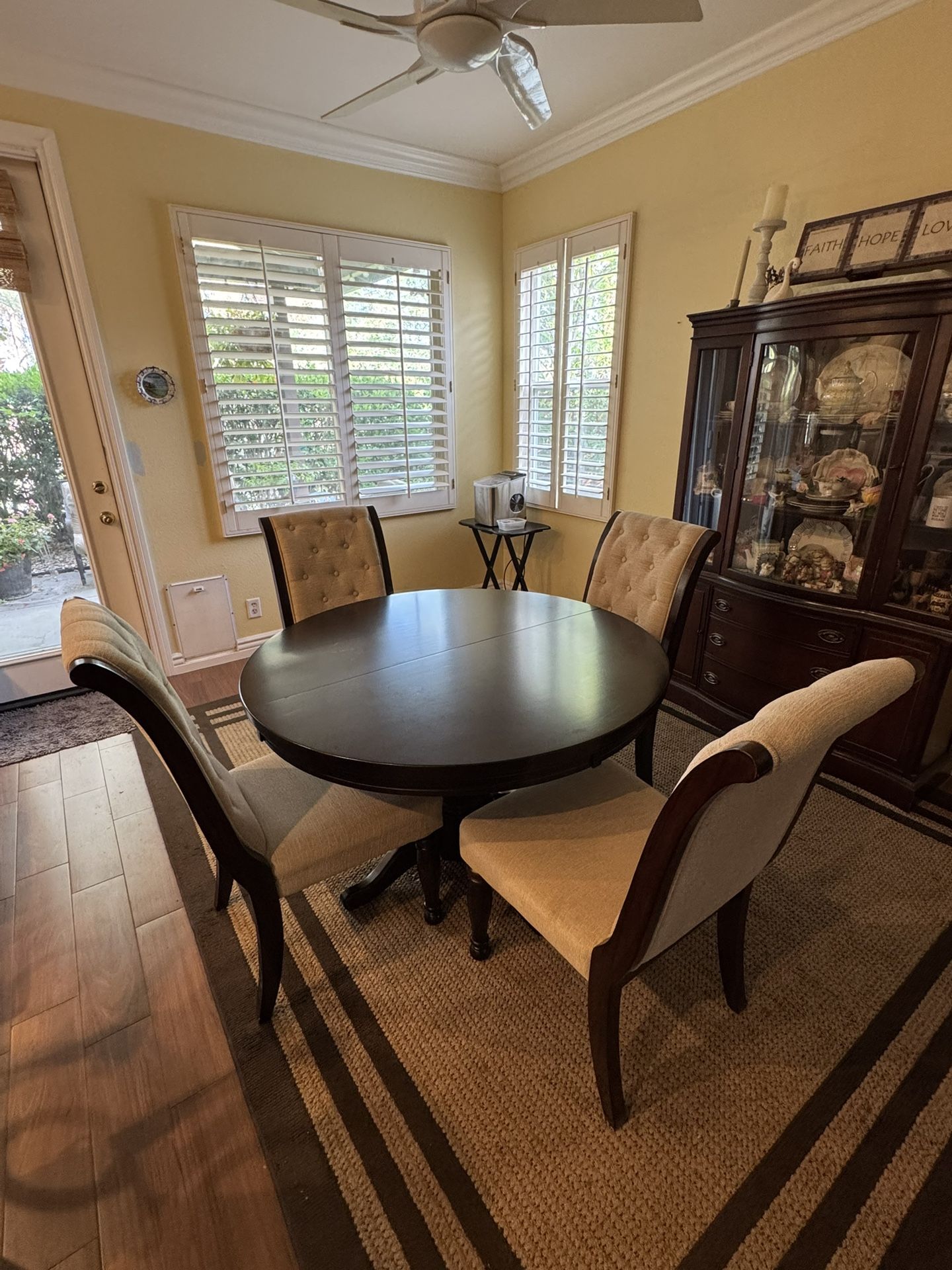 Dining Table And Six Chairs