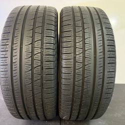 V471  245 45 20 99V  Pirelli  Scorpion Verde  2 Used Tires 75% Life 