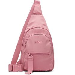❤ Victoria Secret Pink Nylon Sling Backpack ❤