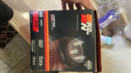 K and N intake filter