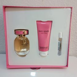 Kate Spade 3 Piece Gift Set Perfume And Lotion 