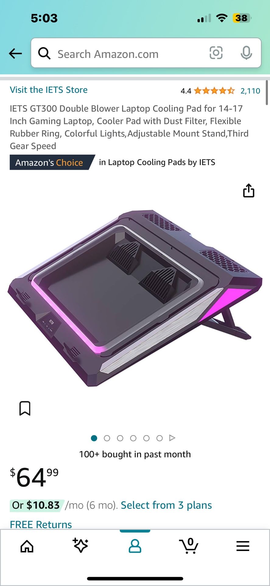 Laptop Cooler Pad