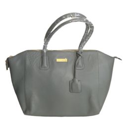 Joy & Iman Leather “ girlfriend “ Bag With Watch & Flashlight 