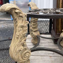 Four piece end, table, coffee, table, side table with glass