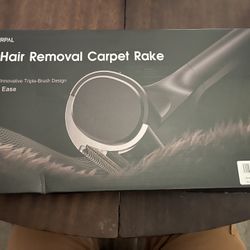 Pet Hair Removal Carpet Rake 
