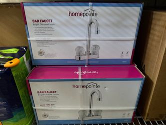 Homepointe Bar Faucet Bright Chrome Finish