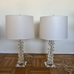 Set Of Crystal Lamps 