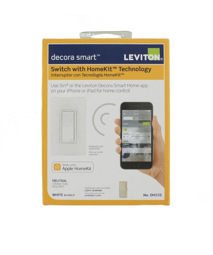 Leviton 15 Amp Decora Smart Switch with HomeKit