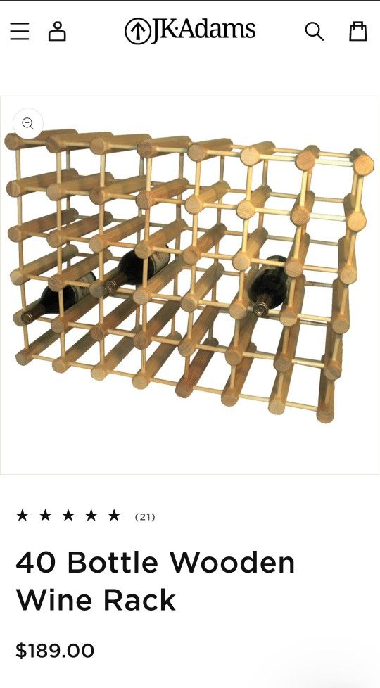 Wine Rack J.K. Adams