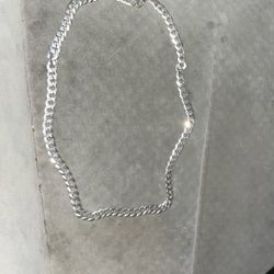 23inch Solid Silver Necklaces 