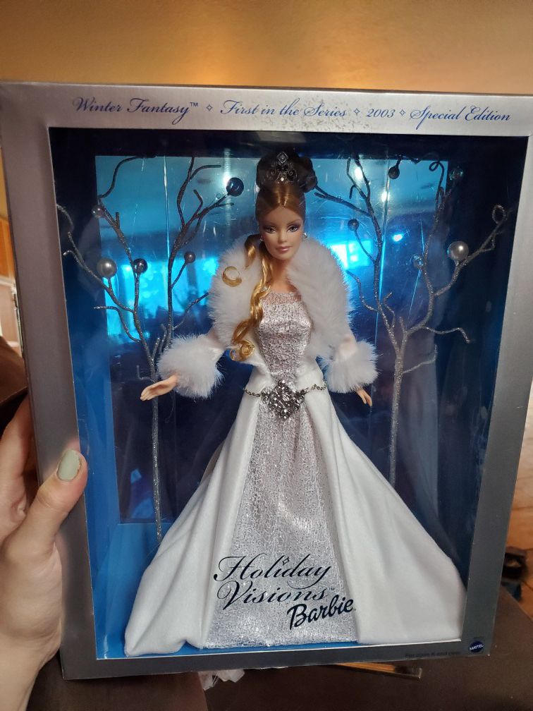 2003 holiday visions barbie
