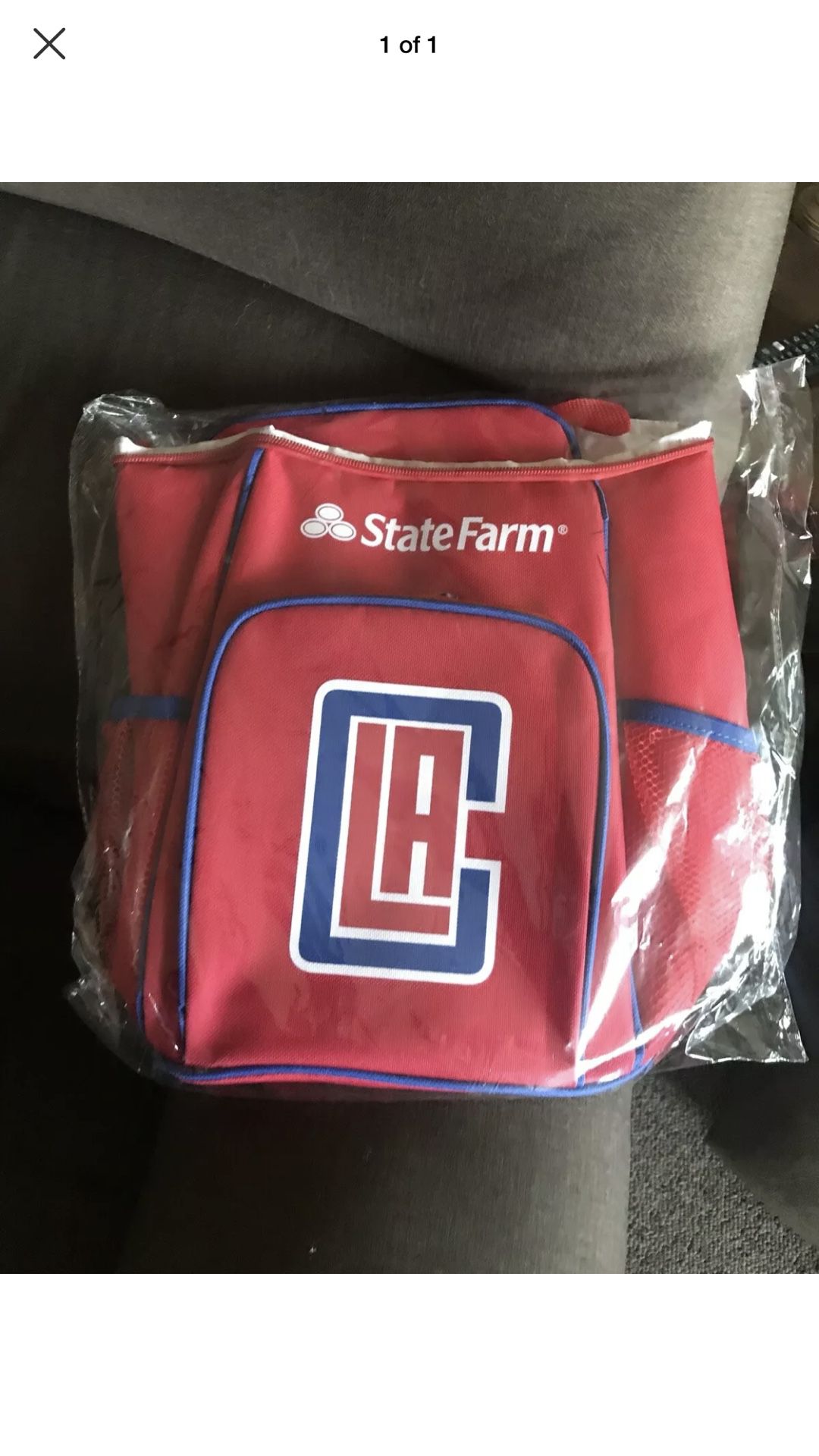 Los Angeles Clippers Red Day Cooler Lunch Picnic Bag Pack 1/16/19