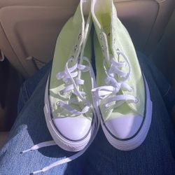 Lime Green Converse Size 8