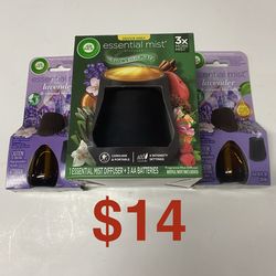 Air Wick Starter Kit Essential Mist and 2 Refill