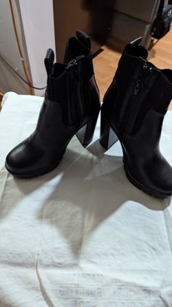 BCBG Black Ankle Boots 