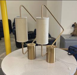 Pair of lamps - like new.