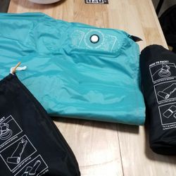 Two Inflatable Compact Camping Mattresses