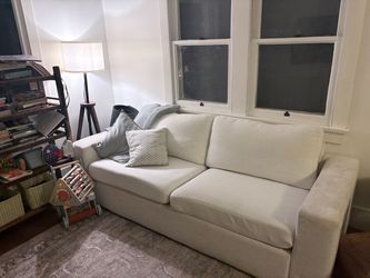 Cream Linen Sofa