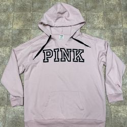 Victoria's Secret PINK Cozy Fleece Lined Pullover Hoodie - Size XL