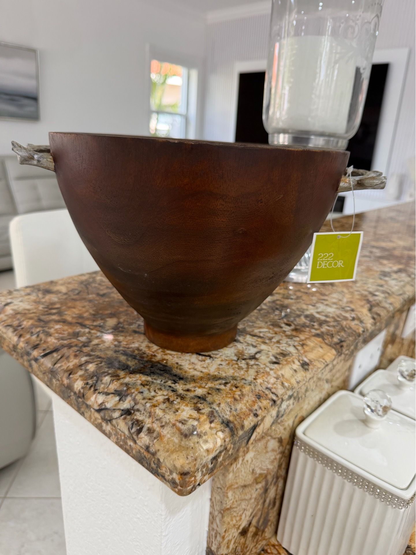 Wood bowl