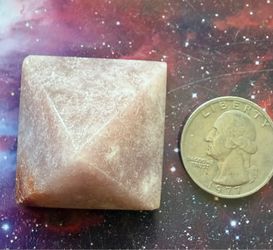 pink amethyst pyramid