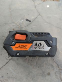 Ridgid 4 amp hour battery