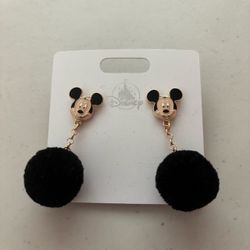 Mickey Mouse Pom Pom earrings